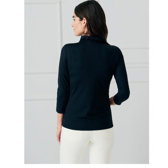 J. McLaughlin Durham Ruffle Top - Picture 3 of 9